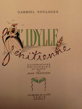 l'idylle venitienne
illustrees traynier Jean. soulages