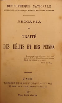 traite des delits et des peines