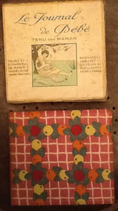 Le journal de Bébé tenu par Maman. Frises et estampes de Marie-Madeleine Franc-Nohain
FRANC-NOHAIN, Marie-Madeleine
Edité par Bernard Grasset, éditeur, 1927