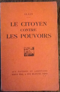 le citoyen contre les pouvoirs 
