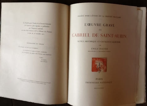 L'oeuvre gravé de Gabriel de Saint-Aubin, Notice historique et catalogue raisonné.
Dacier, Emile
. Dacier, Emile
