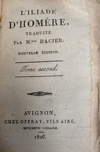 l'iliade d'homere