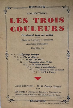 collection les trois couleurs. revue les trois couleurs