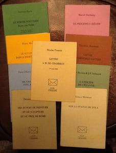 le miroir singulier bram van velde, le sculpteur dans la societe moderne, six entretiens avec picasso, des ecoles de peinture et de sculpture et du prix de rome, lettre a m. de chambray, sur la statue de zola, le processus creatif, lettre a theophile gautier et l'atelier de cezanne