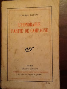 L'honorable partie de campagne.
RAUCAT Thomas
