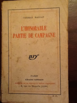 L'honorable partie de campagne.
RAUCAT Thomas
. raucat thomas