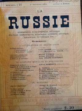 la russie
geographique, ethnographique, historique, politique, administrative, economique, litteraire, artistique, scientifique, pittoresque, ...