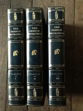 The French Revolution: A History by Thomas Carlyle, in Three Volumes: the bastille, the constitution et the guillotine ( en 3 volumes : la bastille, ...