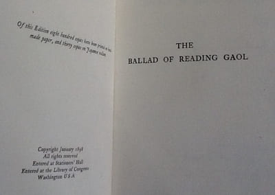 the ballad of reading gaol by C.3.3