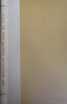 the ballad of reading gaol by C.3.3. oscar wilde
