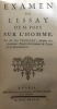 Les principes de la morale et du gout, traduit de l'anglais de M. Pope.
Pope Alexander, du Resnel, de Crousaz
nouvelle edition augmentee de la ...