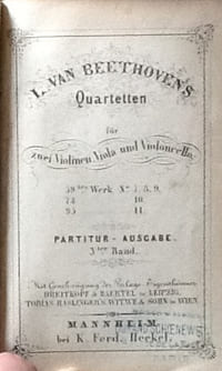 quartetten violinen , viola & vioncella