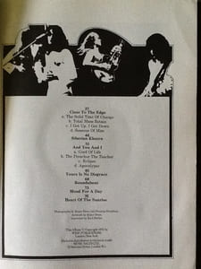 yes close to the edge + free maxi single