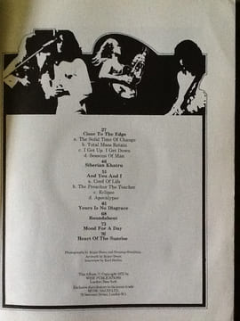 yes close to the edge + free maxi single. yes