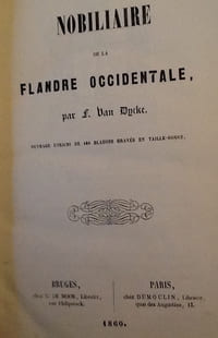 nobiliaire de la flandre occidentale