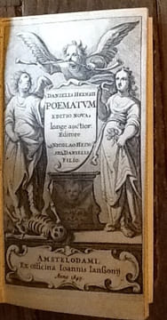 poemata latina et greca edito post plurimas postrema longe auctior. HEINSII (Danielis) - HENSIUS (Daniel).