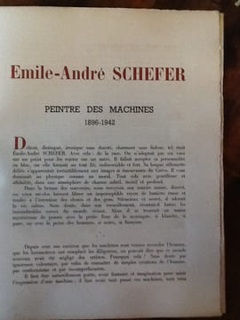 peintre des machines 1896-1942. emile-andre schefer