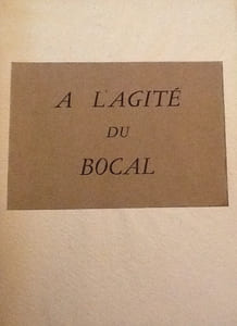 A l'Agité du Bocal (Jean-Paul Sartre)
