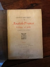 Anatole France
politique et poete