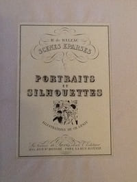 Scènes éparses. Portraits et Silhouettes. Illustrations de Ch. Genty.