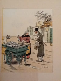Scènes éparses. Portraits et Silhouettes. Illustrations de Ch. Genty.