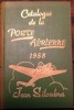 catalogue de la poste aerienne 1958. jean silombra