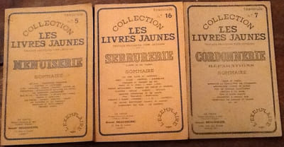 La menuiserie, la cordonnerie et la serrurerie
collection les livres jaunes