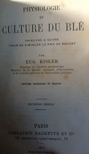 PHYSIOLOGIE ET CULTURE DU BLE, principes a suivre pour en diminuer le prix de revient.
