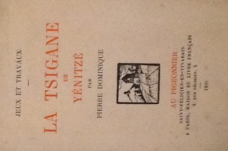 La Tsigane de Yénitzé. Bois gravé par Henri Martin. Dominique Pierre