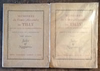MEMOIRES DU COMTE ALEXANDRE DE TILLY. 2 TOMES. POUR SERVIR A L'HISTOIRE DES MOEURS DE LA FIN DU XVIIIe SIECLE