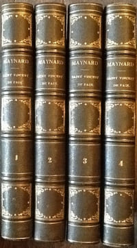 Saint Vincent de Paul, sa vie, son temps, ses oeuvres, son infleunce - complet en 4 volumes