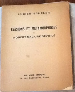 Évasions et métamorphoses ou Robert Macaire dévoilé