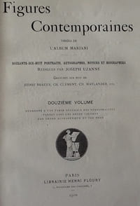 Figures Contemporaines tirées de l'album de Mariani. Volume XII