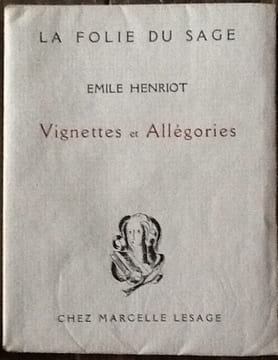 HENRIOT Emile
Vignettes et Allégories.. HENRIOT Emile
