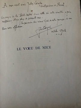 Le voeu de Nice, L'eglise Saint-Jean-Baptiste, 1832. SAQUI J.