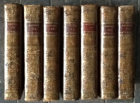 RECUEIL DES LETTRES DE MADAME LA MARQUISE DE SEVIGNE A MADAME LA COMTESSE DE GRIGNAN, SA FILLE.. MADAME LA MARQUISE DE SEVIGNE