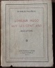  Lorsque Hugo eut les Cent Ans.
indications. MAURRAS (Charles).