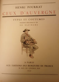 Ceux d'Auvergne types et coutumes
Pourrat henri