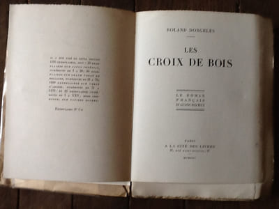 les croix de bois 
