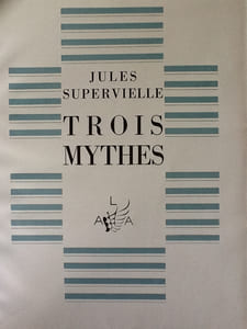 Trois mythes frontispice un bois de Pierre Falké