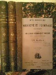 Revue élémentaire de médecine et pharmacie domestiques ainsi que des sciences accessoires et usuelles. P., 1847/1849, 2 tomes reliés