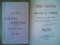 L'Anti-Justine ou les Délices de l'Amour
Rétif de la bretonne