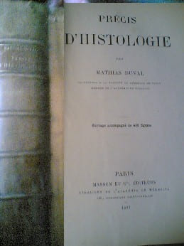Précis D' Histologie
Duval Mathias
. Duval Mathias