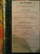 40 Poires pour les dix mois de Juillet A Mai. Monographie divisEe en quatre sEries de 10 poires dont la maturation s'effectue pendant chacun des mois de Juillet A Mai ; contenant le Nom et la Synonymie des poires, leur description et celle de l'arbre ; le mode de culture ; l'indication de l'origine et l'Epoque de la cueillette du fruit, avec la Silhouette de chacun, dessinEe d'aprEs nature et de grandeur naturelle ; suivie de ConsidErations gEnErales sur la culture et la taille du poirier, par M.-P. de M***.