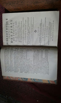 Bibliothèque portative des Pères de l'église où, sur chaque Père, on expose : I. L'histoire abrégée de sa vie ; II. L'analyse de ses principaux ...