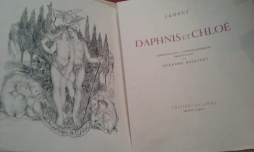 Daphnis et Chloé. Compositions lithographiques originales de Suzanne Ballivet.