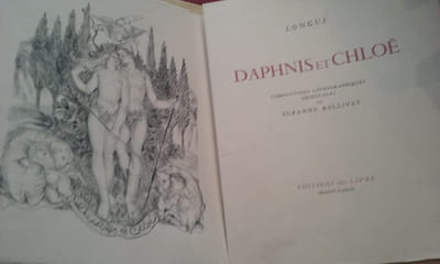 Daphnis et Chloé. Compositions lithographiques originales de Suzanne Ballivet.