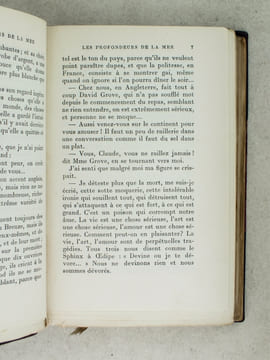 Les profondeurs de la mer.  [ édition originale ]. JALOUX, Edmond