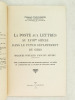 La Poste aux Lettres au XVIIIe siècle dans le futur département du Gers. Marques postales d'Ancien Régime.. THOUVIGNON, Fernand