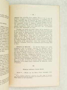 La Poste aux Lettres au XVIIIe siècle dans le futur département du Gers. Marques postales d'Ancien Régime.. THOUVIGNON, Fernand